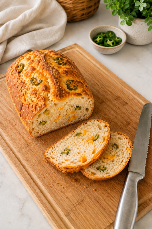 Jalapeño Cheddar Sourdough Sandwich Loaf